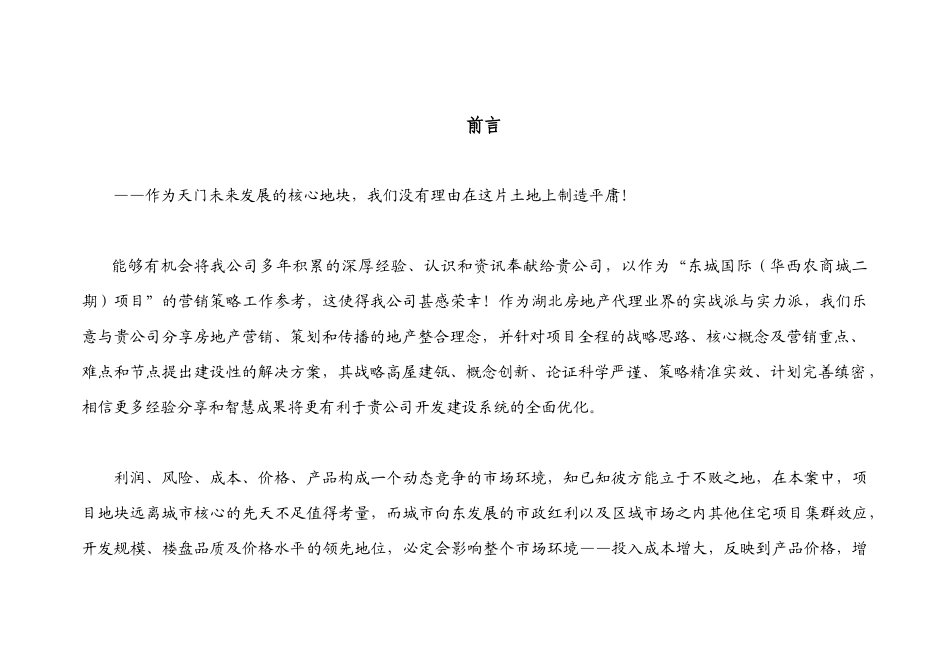 东城国际(华西农商城二期)营销策略报告_第2页