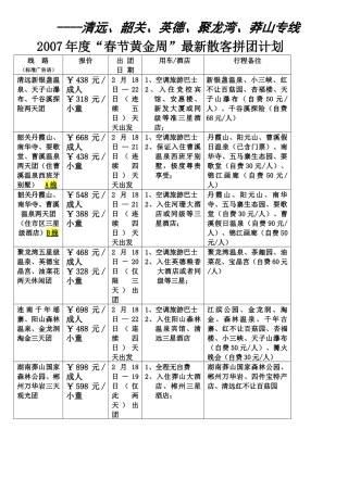 清新假期办公室人员电话联系表