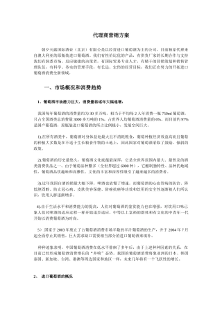 代理商营销方案