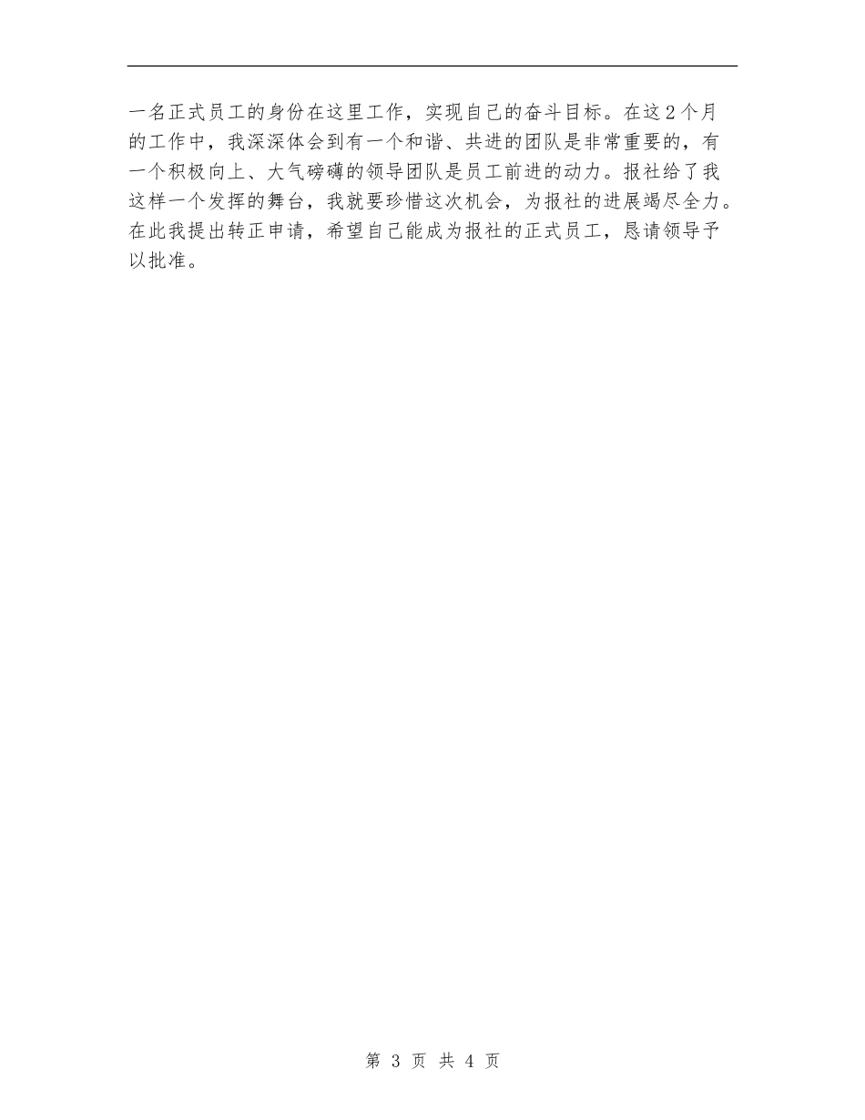 报社转正试用期工作总结2024_第3页