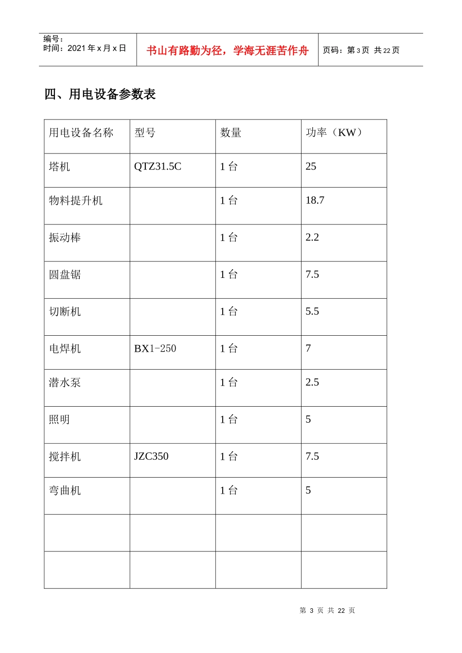 田园临时用电施工组织设计概况_第3页