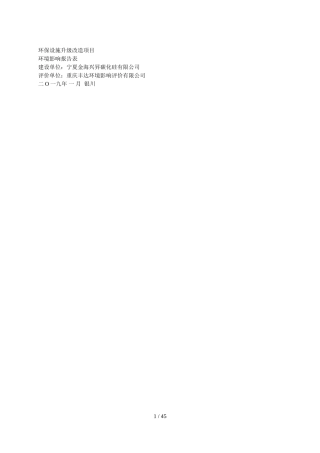 环保设施升级改造项目(DOC46页)