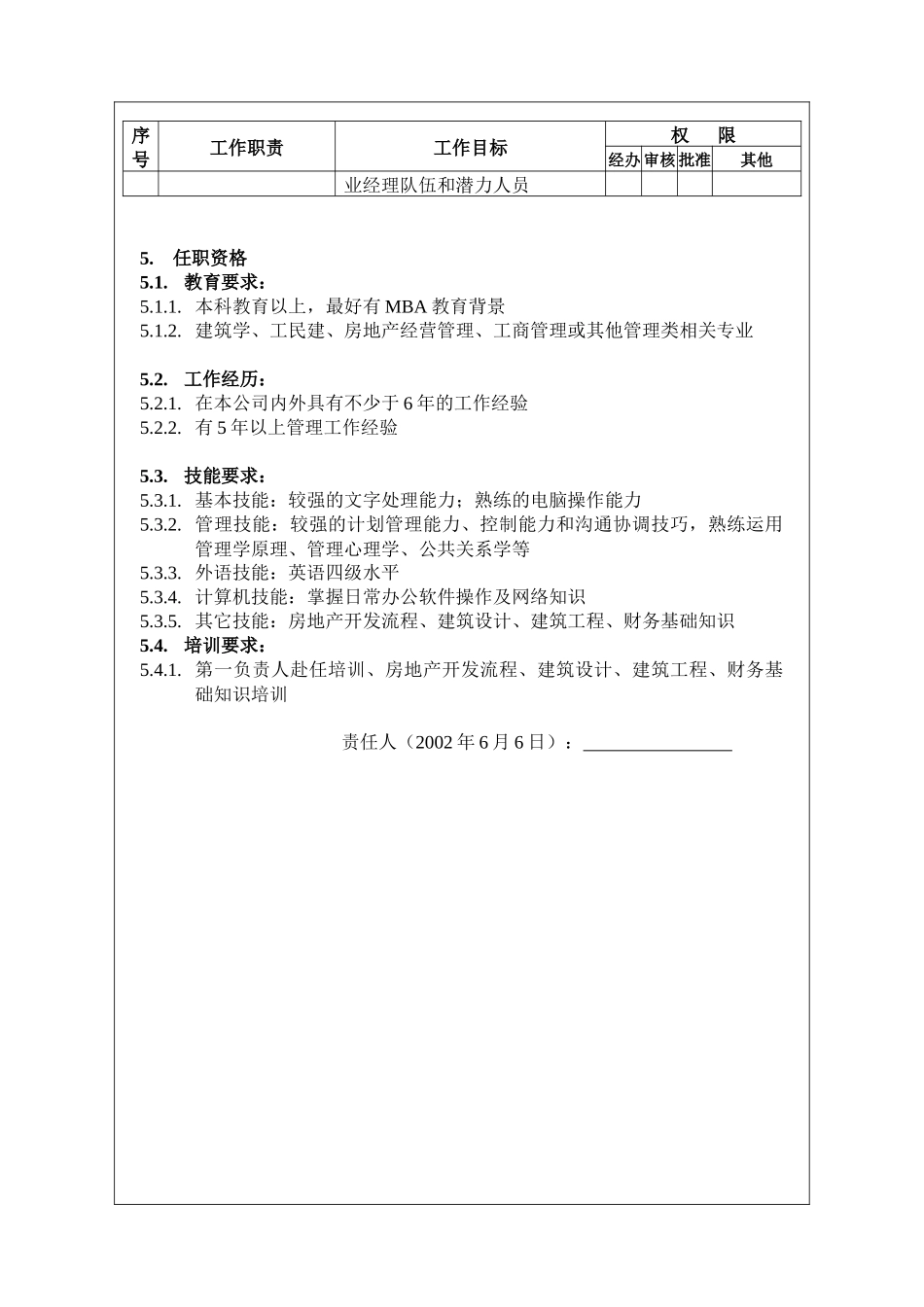 总经理岗位说明_第2页