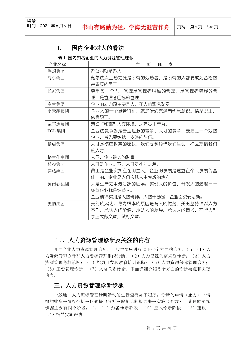 现代HRM部分专题讲座（清华EMBA总裁班讲稿）_第3页