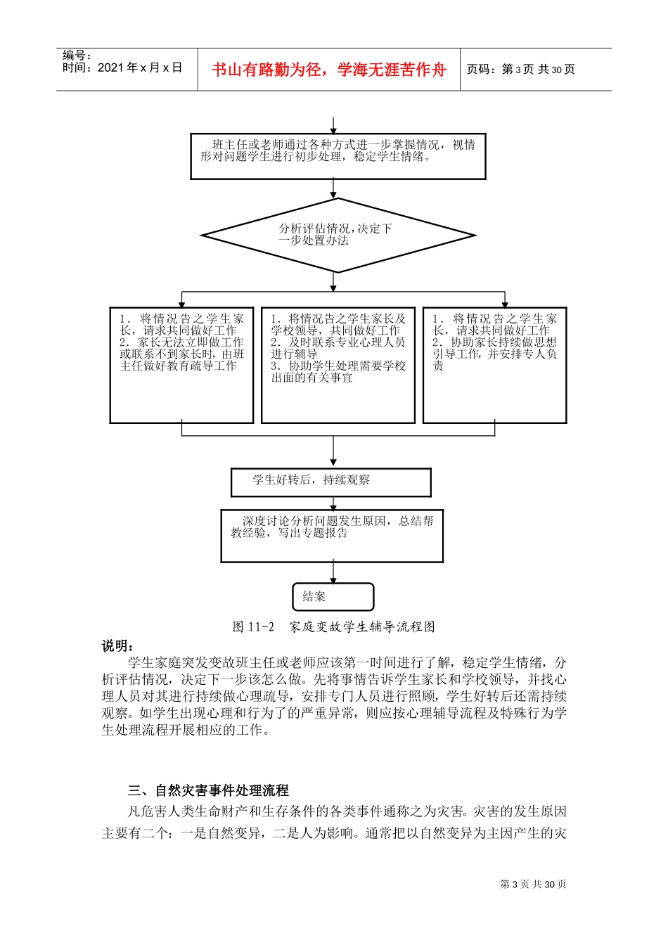 班主任处理突发事件流程(DOC32页)_第3页