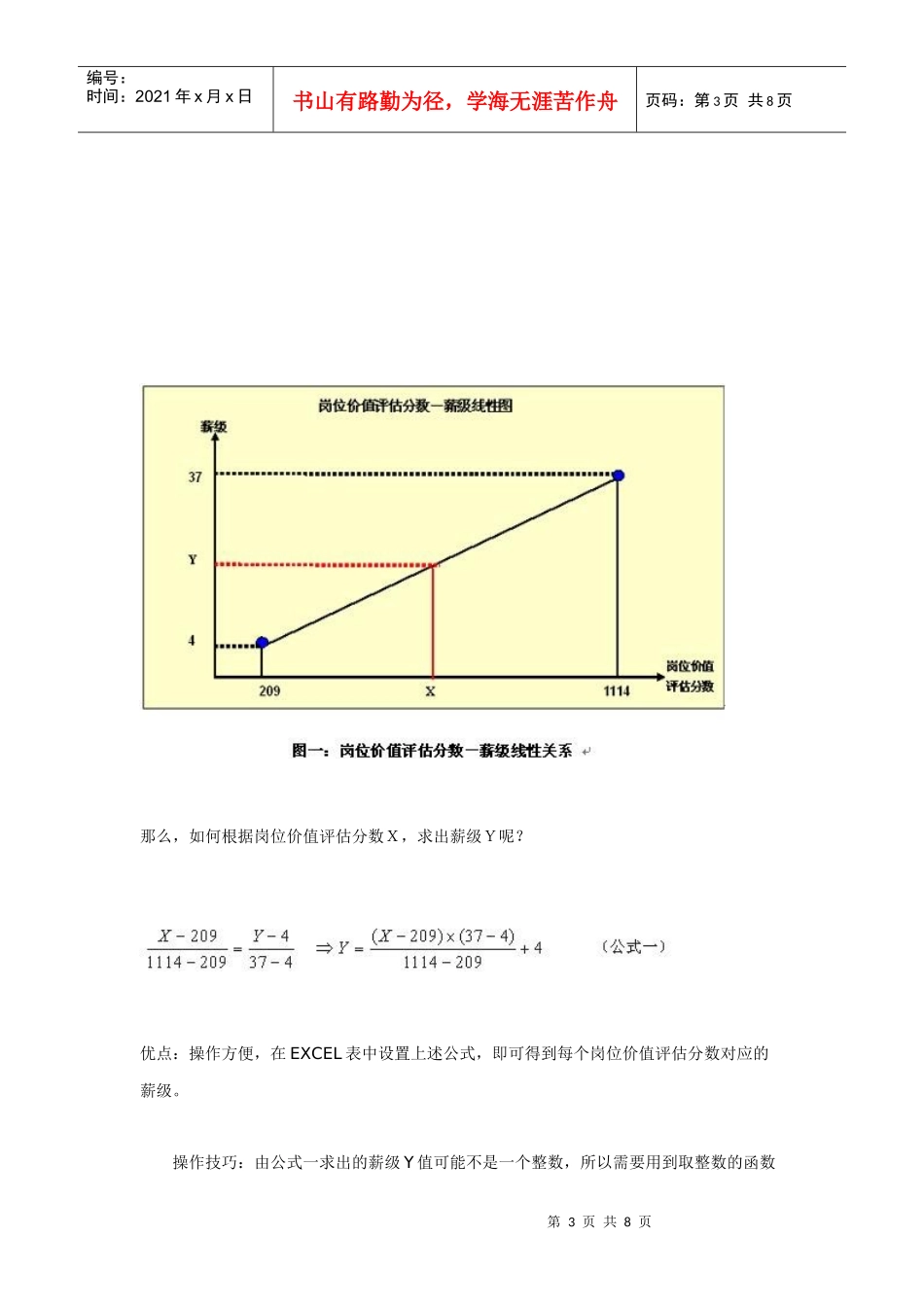 由岗位价值评估分数得到薪级的三种方法及优缺点对比_第3页