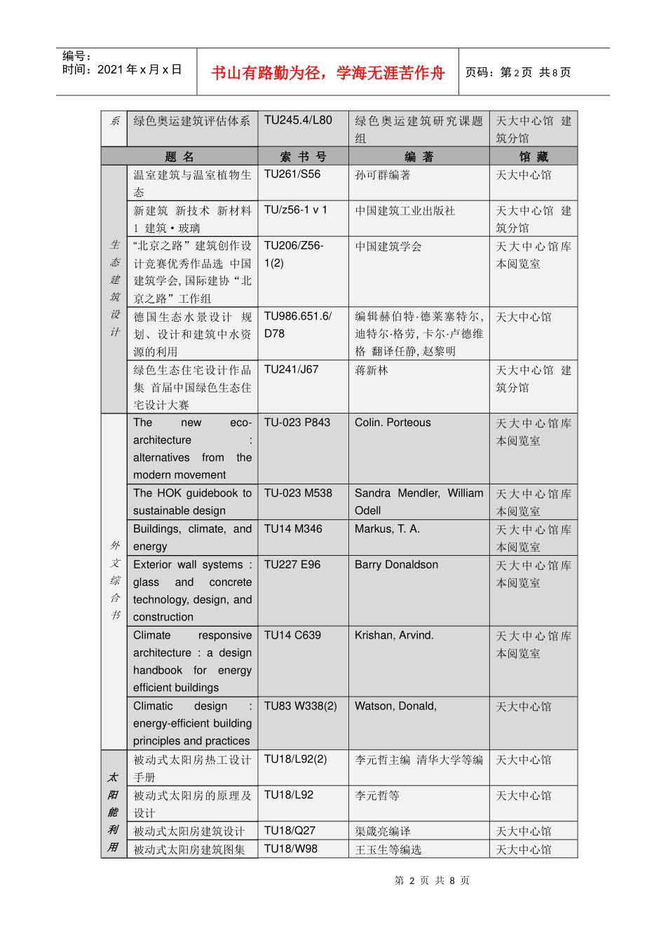 生态建筑书目汇总_第2页