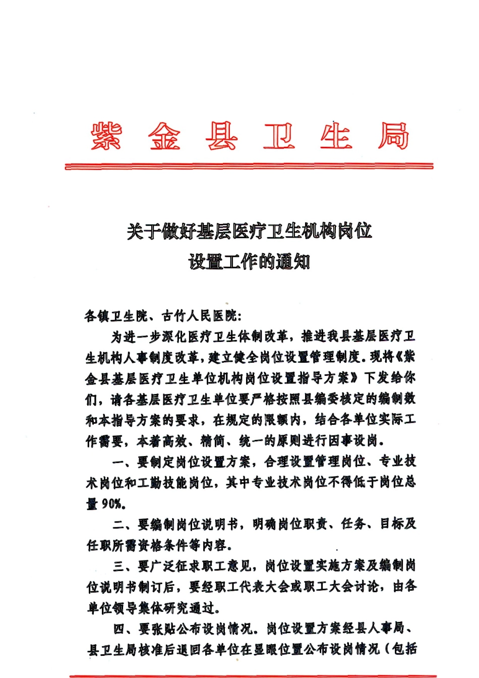 某基层医疗卫生机构岗位设置指导方案_第2页