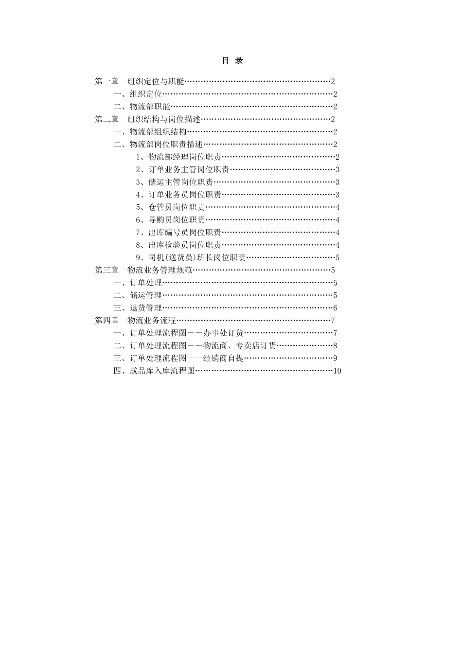 物流部管理手册01_第2页