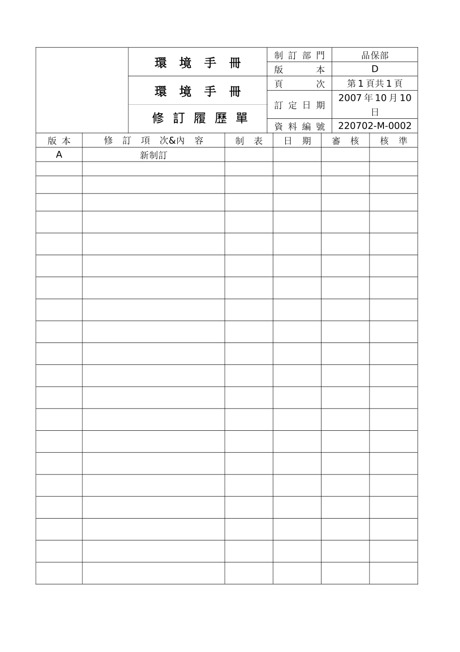 环境管理手册_第1页