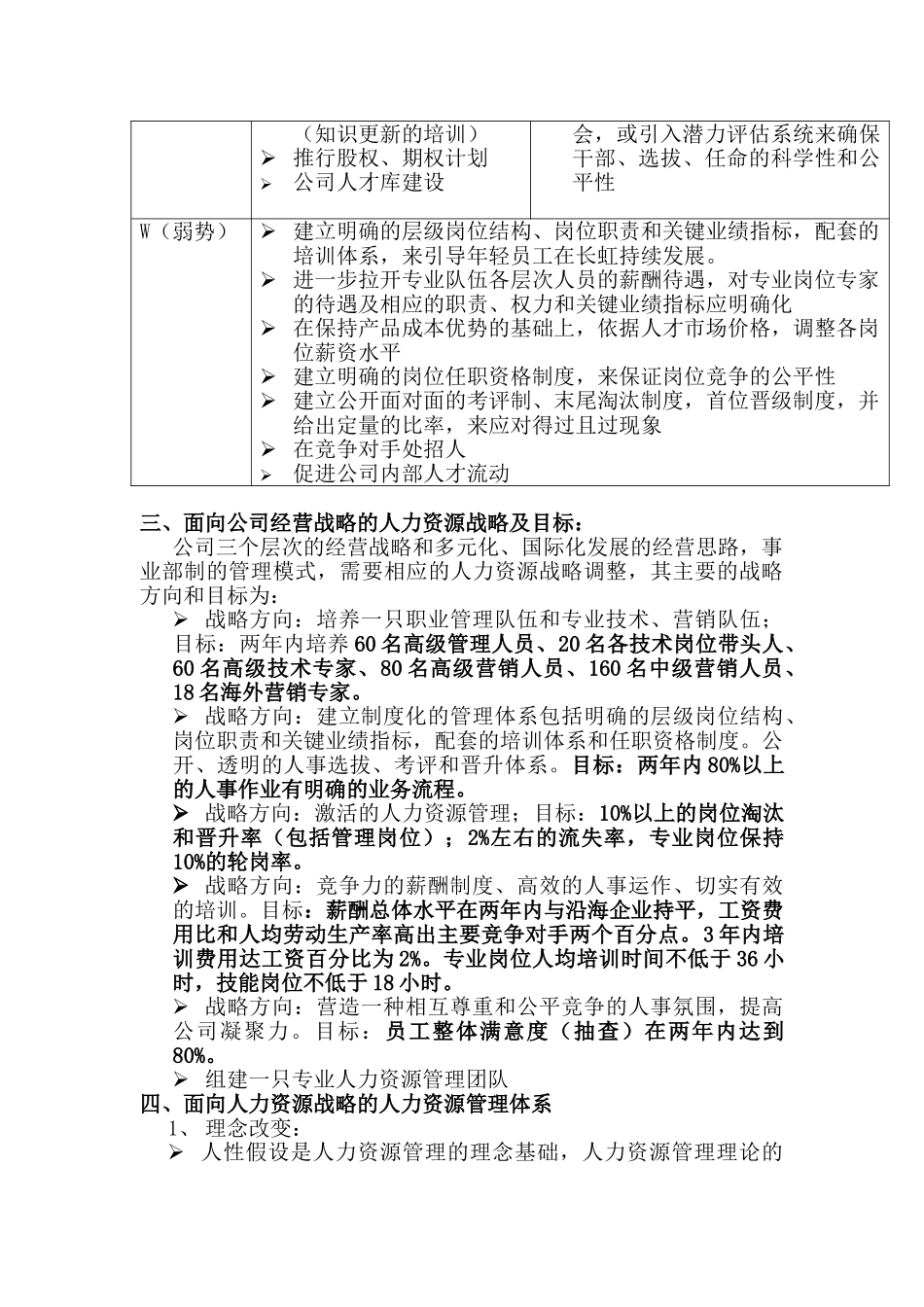 某某公司人力资源战略分析_第2页