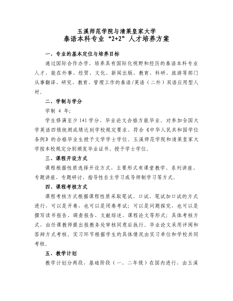 泰语本科专业22人才培养方案-4(1)_第1页