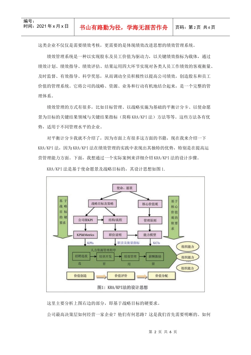用绩效管理体系带动企业业务持续发展（图）_第2页