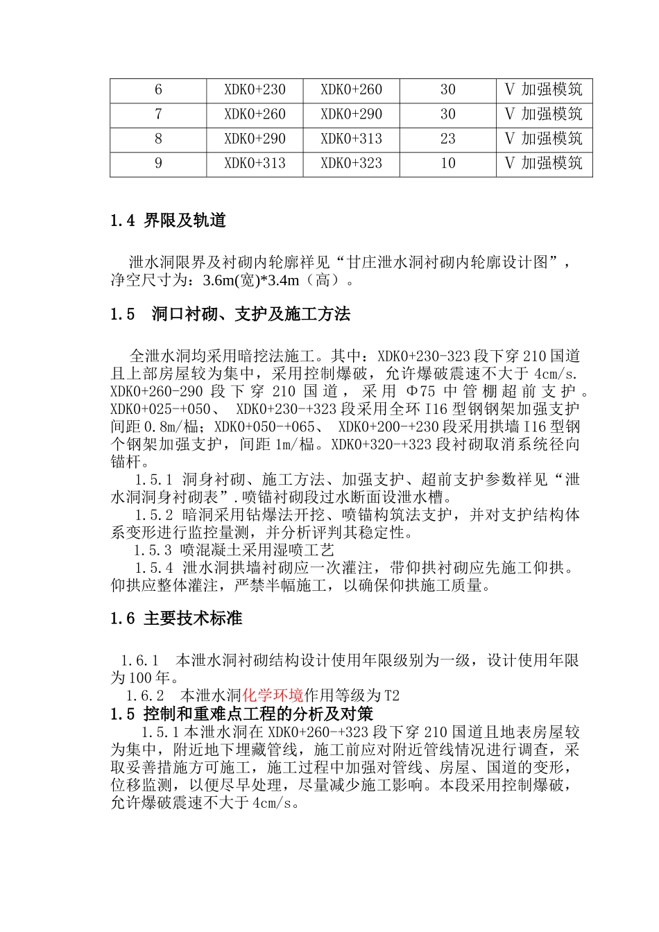 甘庄泄水洞实施性施工组织设计_第2页