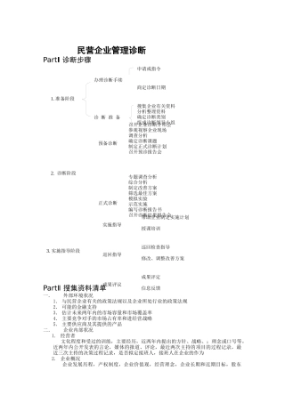 现代民营企业管理诊断报告