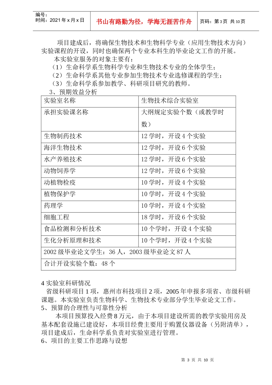 生物技术建设项目可行性论证报告_第3页