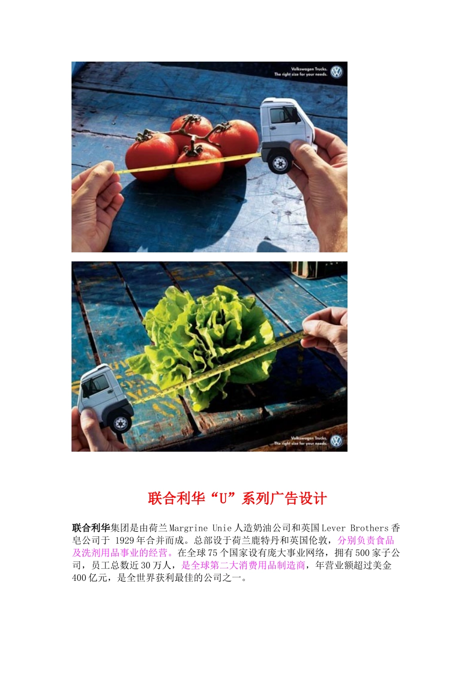 关于大众卡车创意广告设计的欣赏_第2页