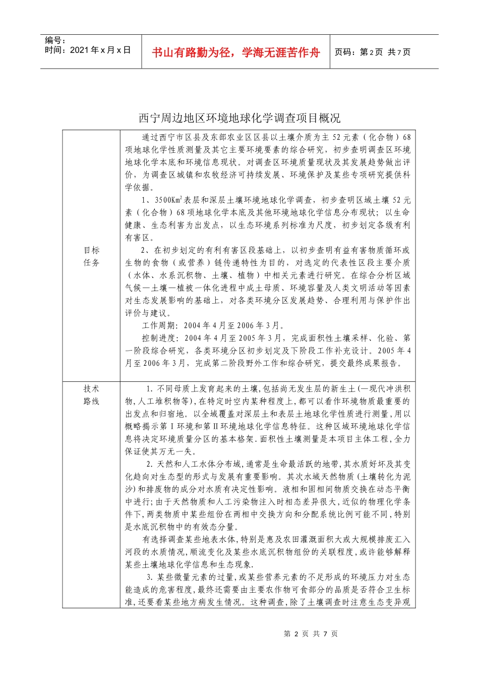 环境项目概况_第2页