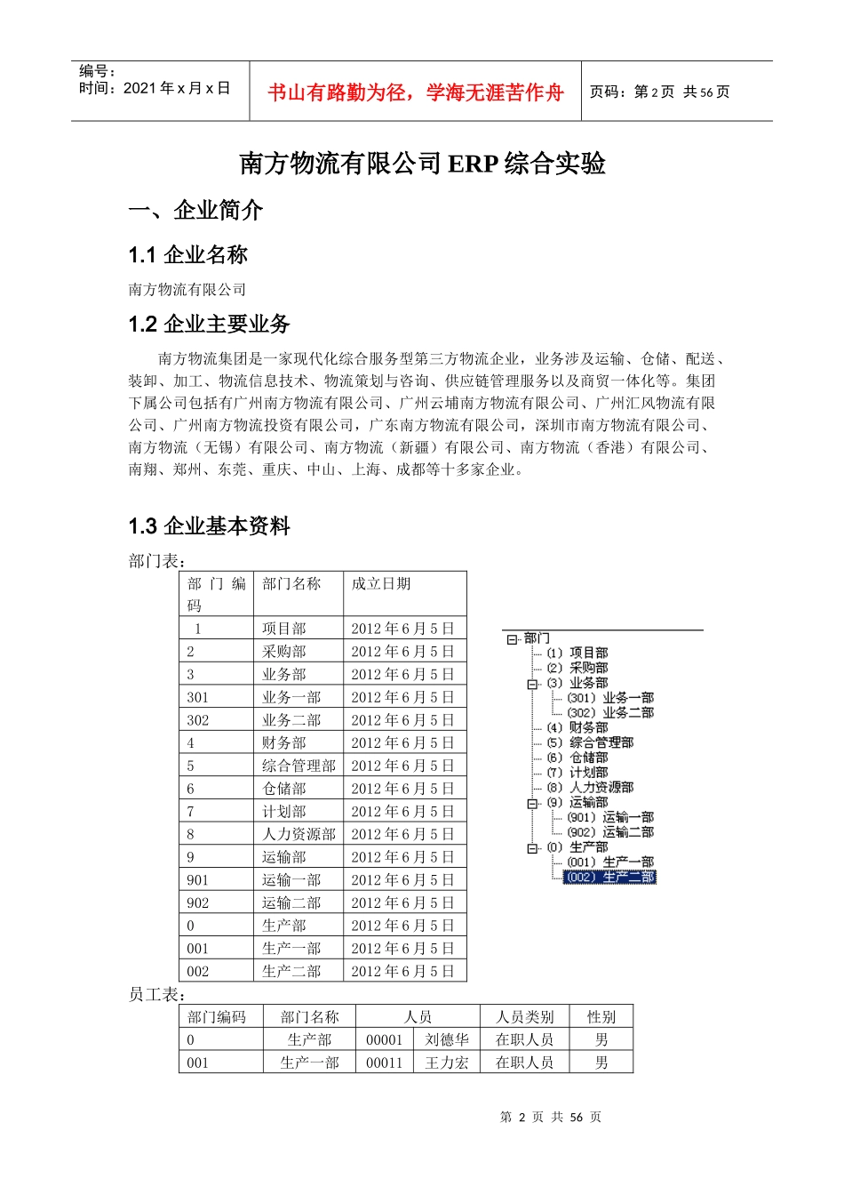 用友U8ERP实训报告(完整版包括采购销售库存生产月_第2页