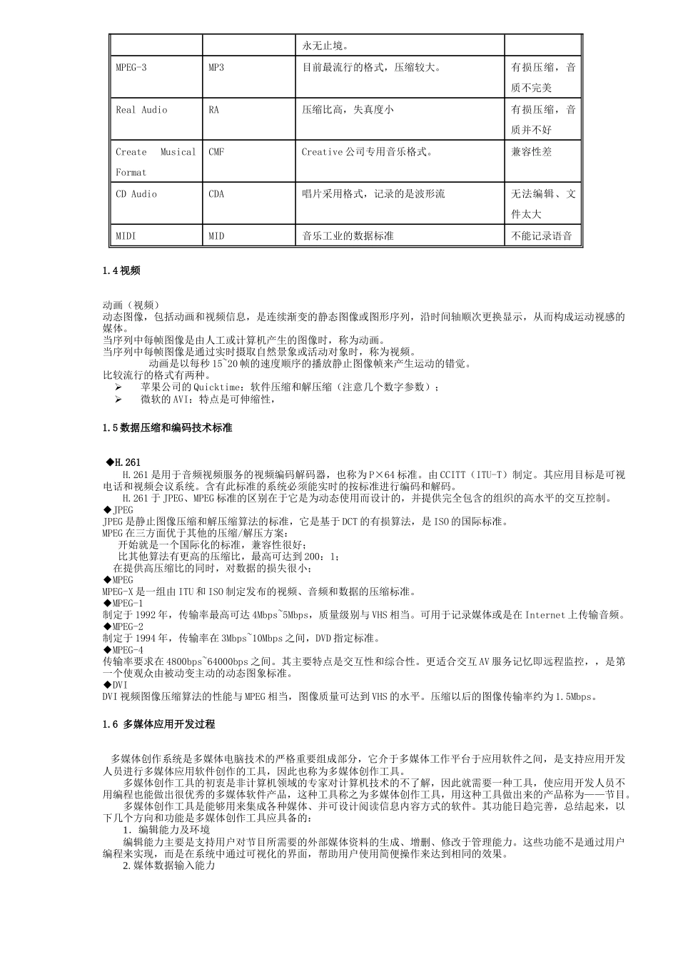 多媒体基本知识概述_第3页