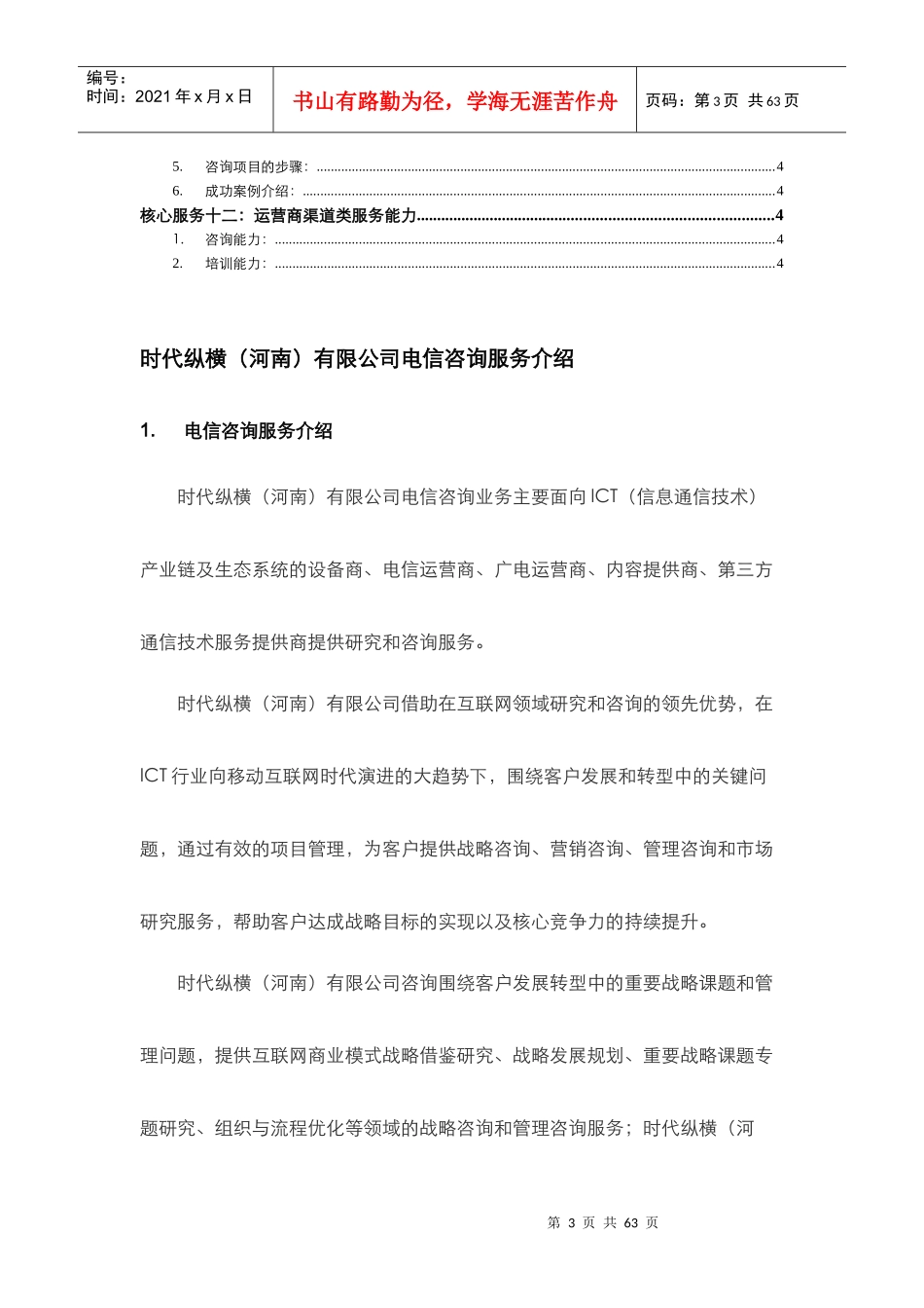 电信咨询产品手册_第3页