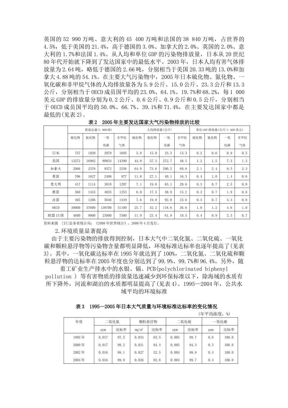 日本当前的环境问题与环境立国_第3页