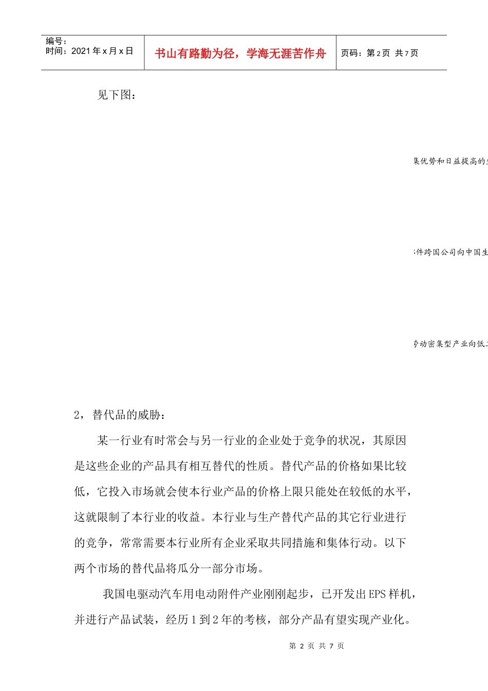 用波特五力模型分析国内汽配行业现状(孙胜儒)_第2页