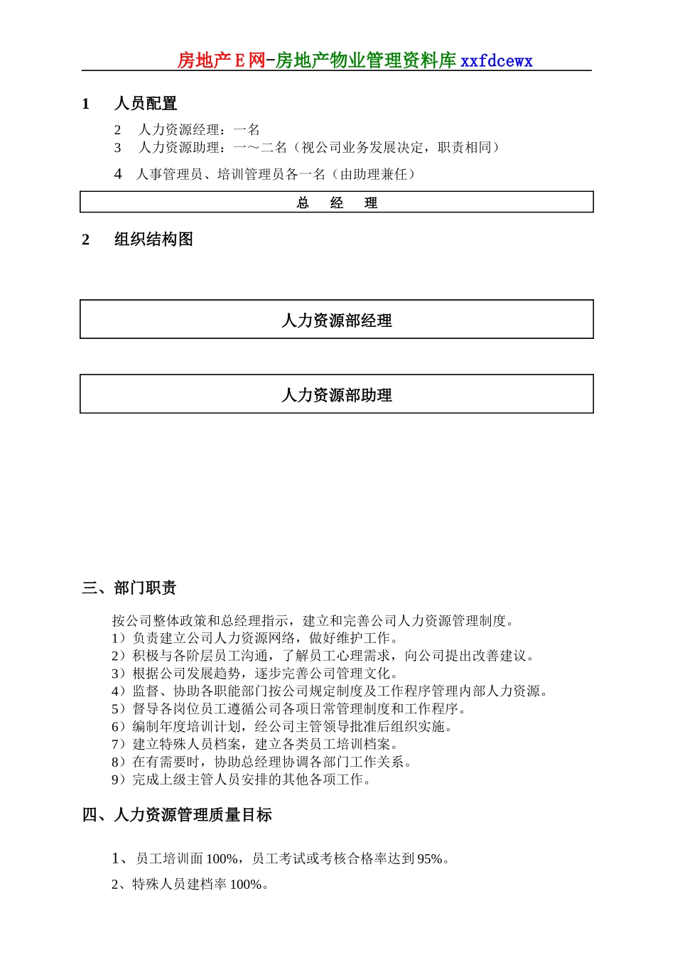 生物公司人力资源部工作手册_第3页