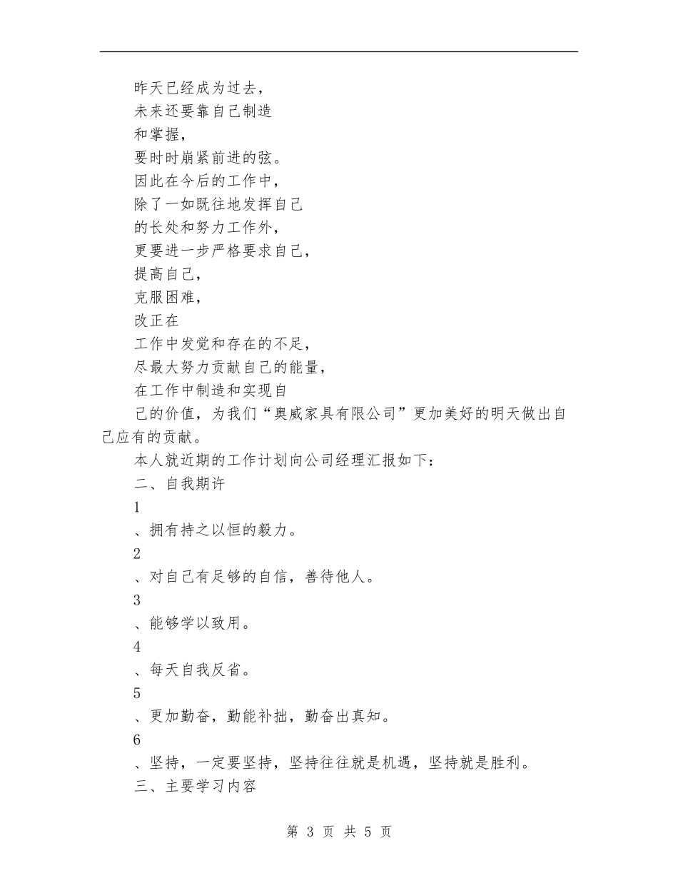 最新2024设计师工作计划优秀例文_第3页