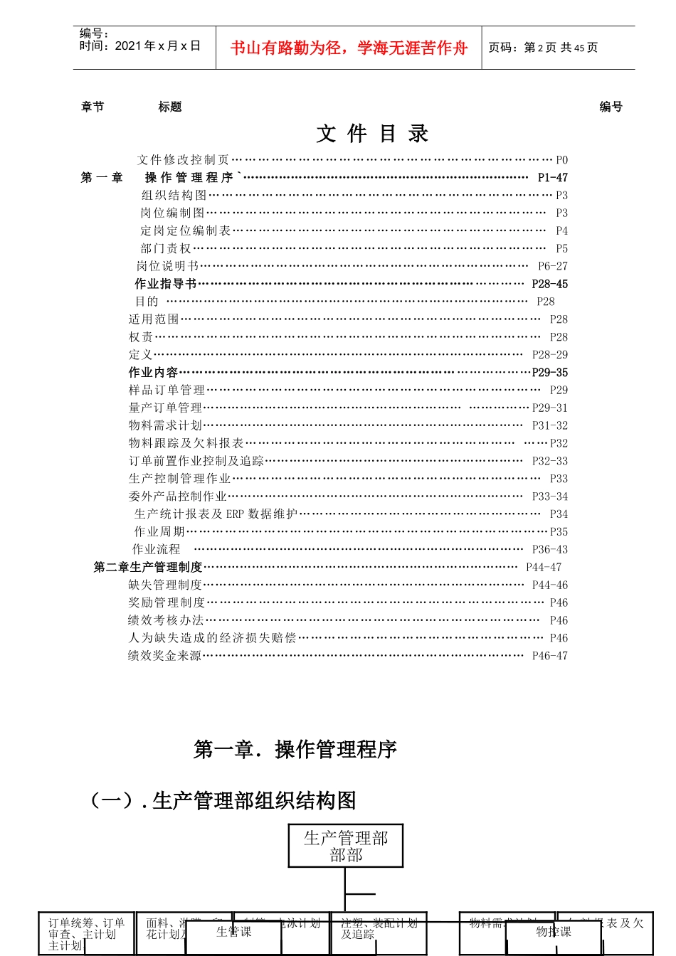 生产管理部工作手册_第2页