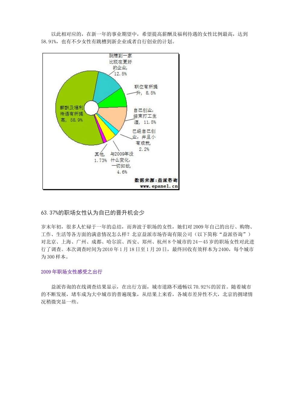 职场女性幸福感最大杀手-经济压力_第3页