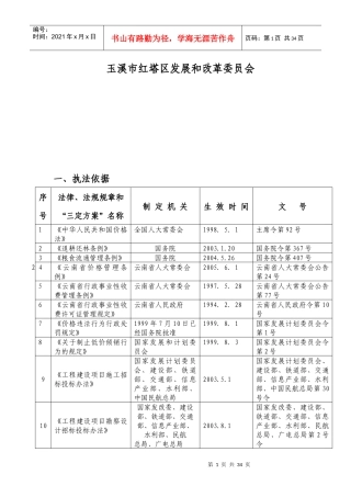 玉溪市红塔区发展和改革委员会