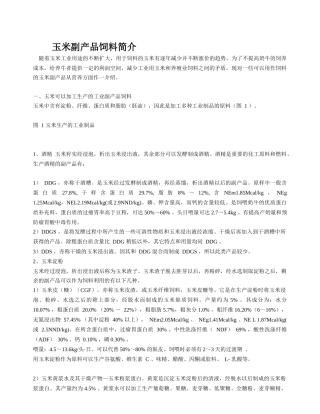 玉米副产品饲料简介