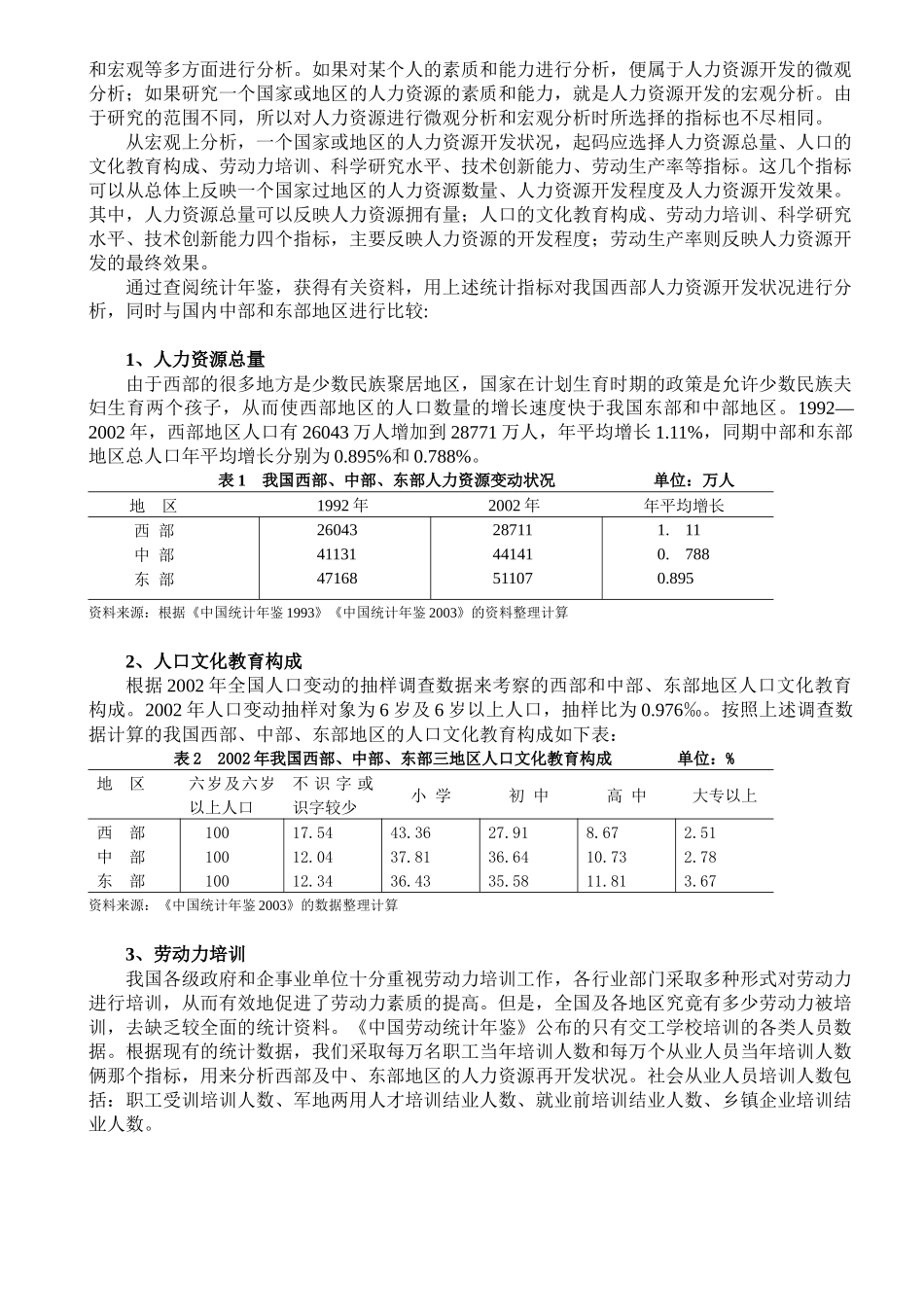 西部地区人力资源开发研究_第2页