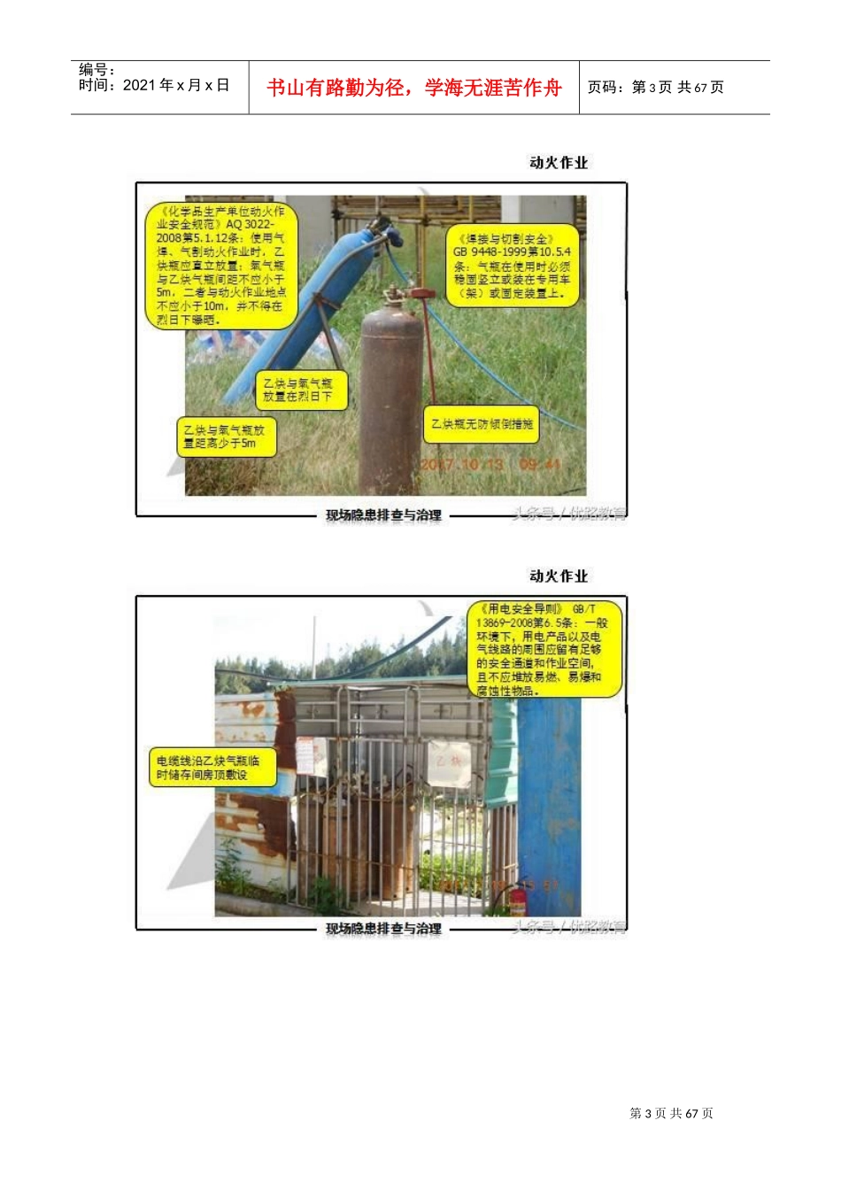 现场隐患排查与治理这里有133张PPT(DOC67页)_第3页