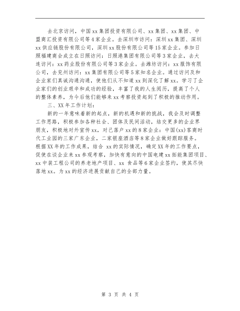 2024年度外派招商引资工作总结_第3页