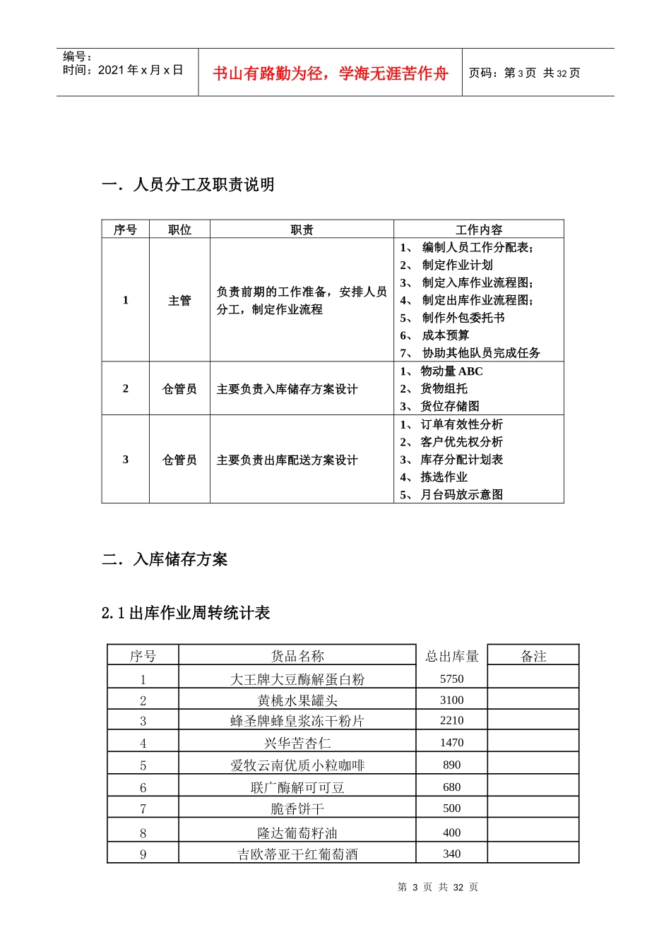 现代物流储配作业优化方案设计_第3页