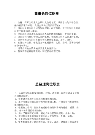 最终版岗位职责