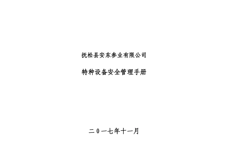 特种设备安全管理手册（DOC177页）_第1页