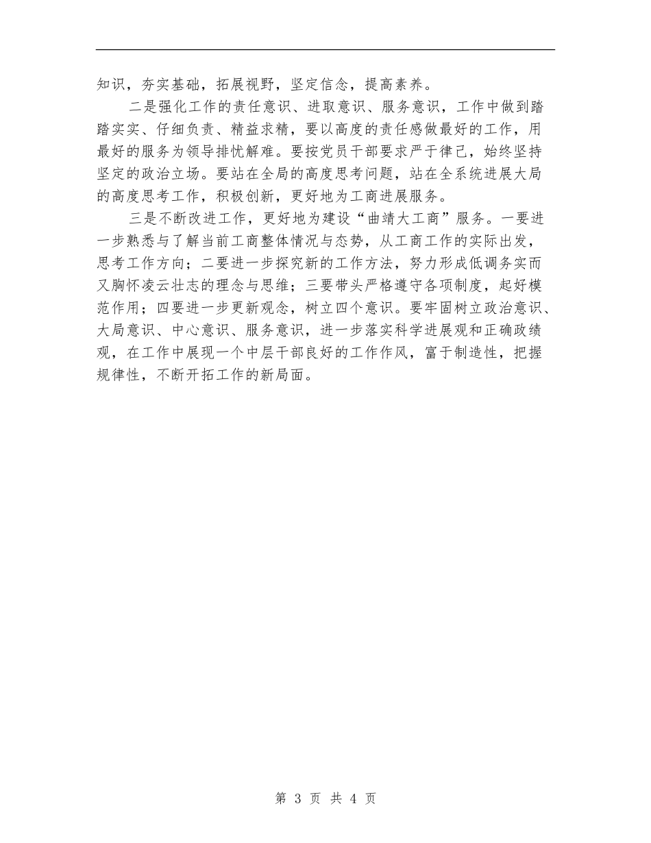 工商局干部作风建设心得体会_第3页