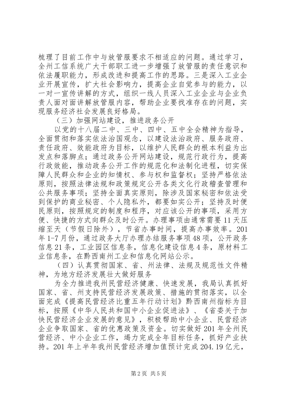 放管服工作情况总结-计划及进展_第2页