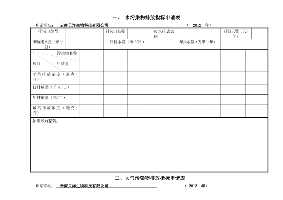 排放污染物许可证申请及审批表_第3页