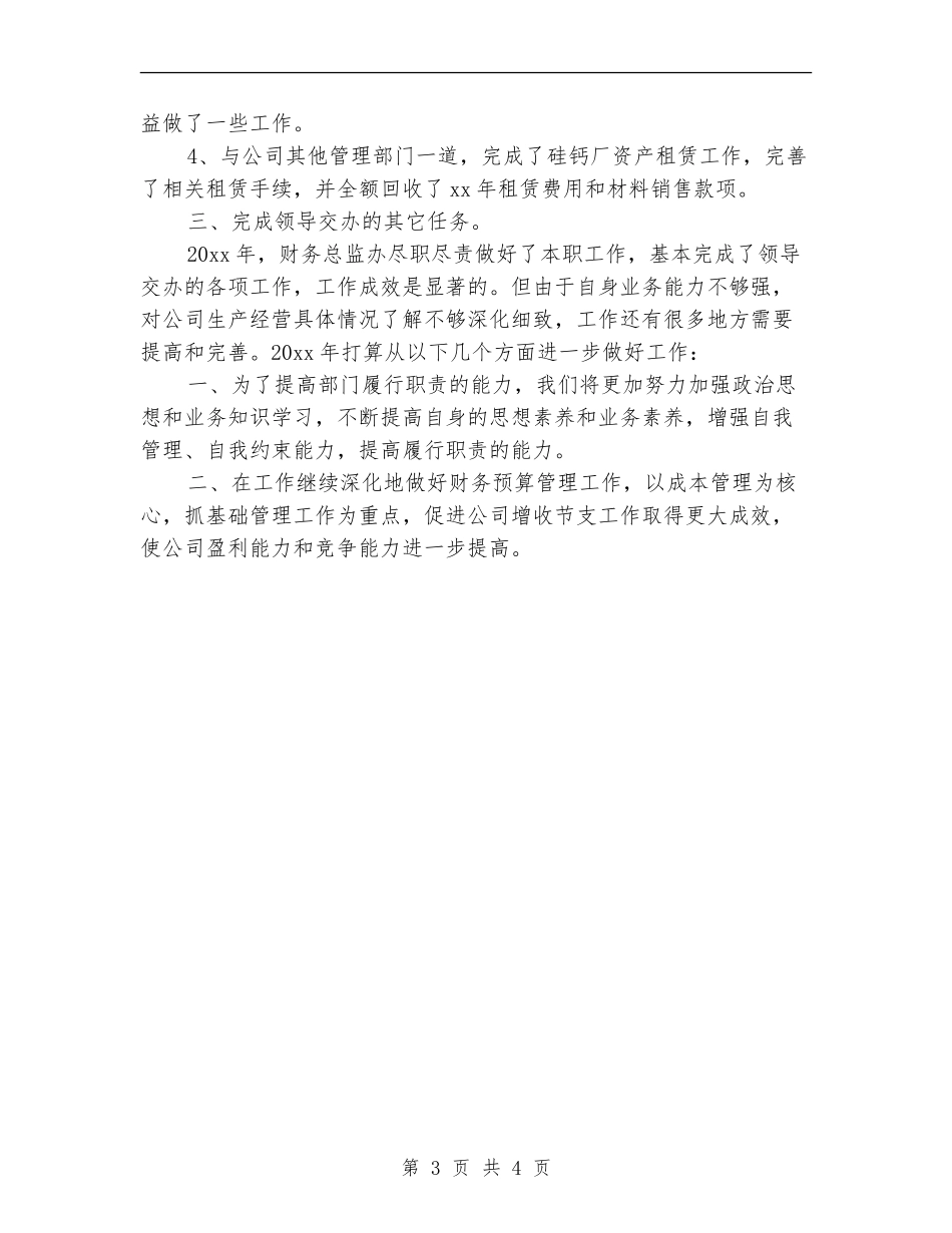 财务总监年度总结报告_第3页