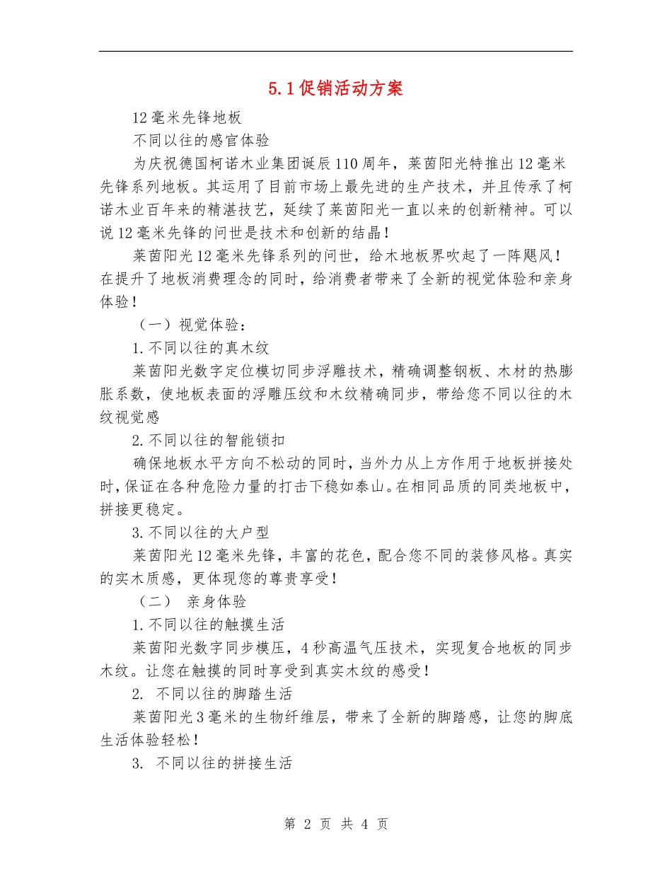 5.1促销活动方案_第2页