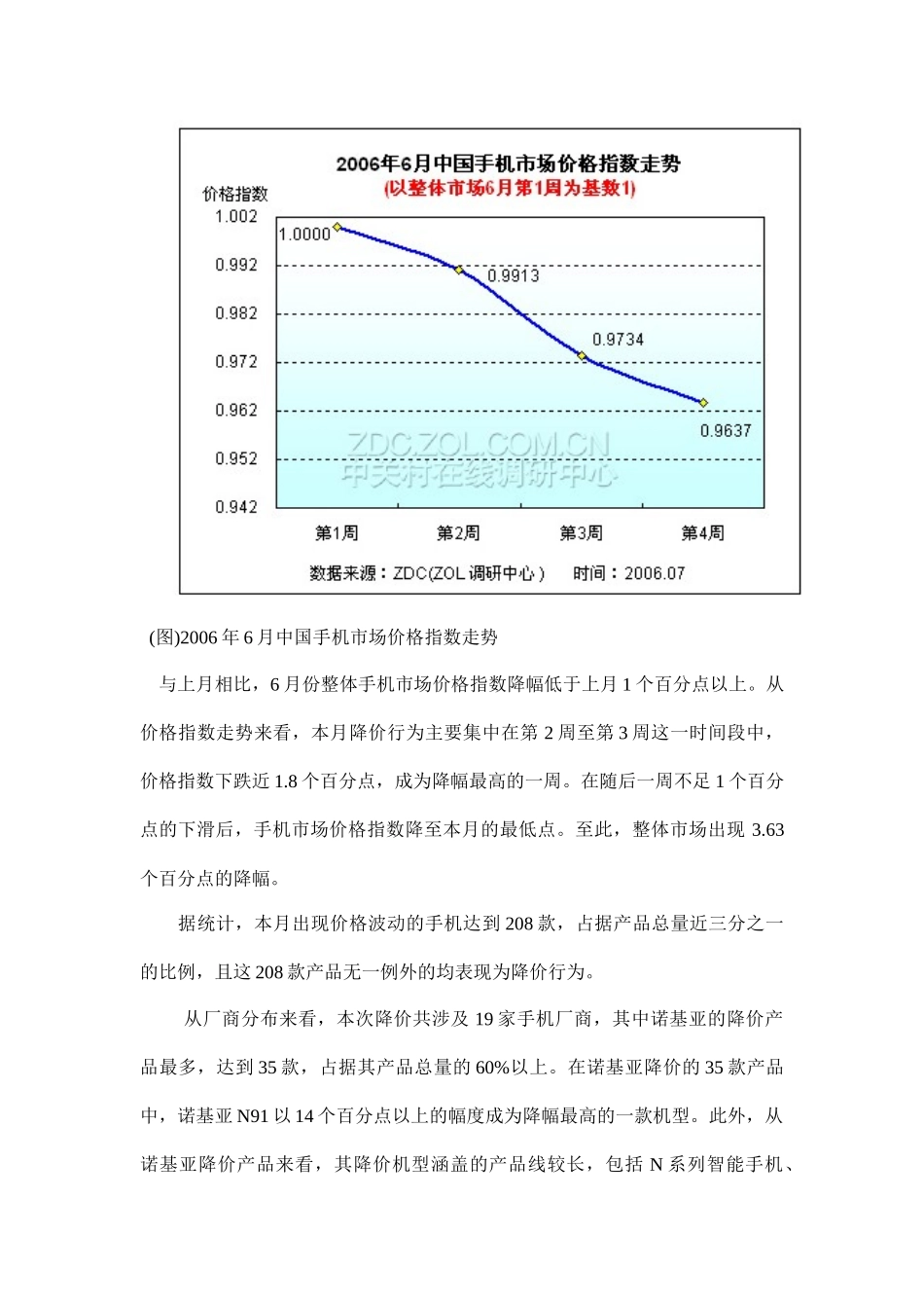 多功能手机价格走势分析报告_第2页