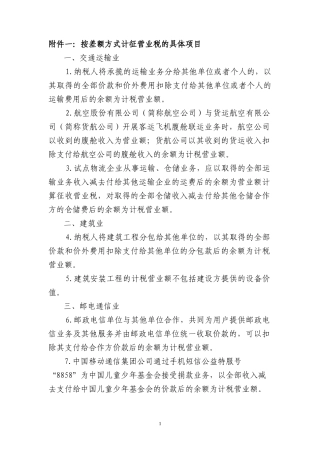 附件doc-营业税差额征税管理办法