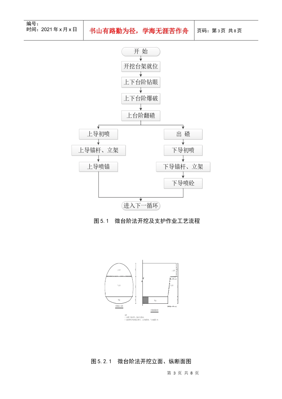 隧道微台阶开挖施工工法_第3页