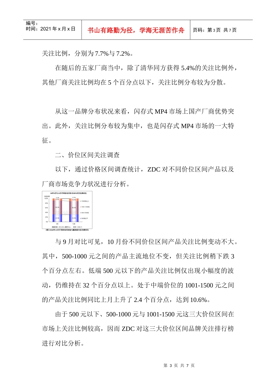 闪存式MP4市场关注调查报告_第3页