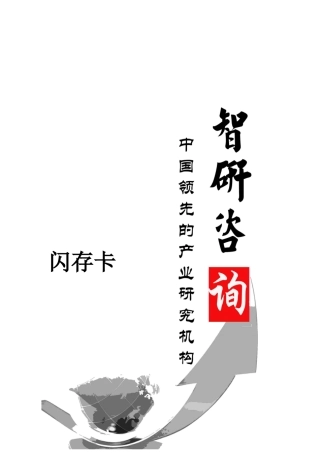 闪存卡行业调研与投资战略分析报告