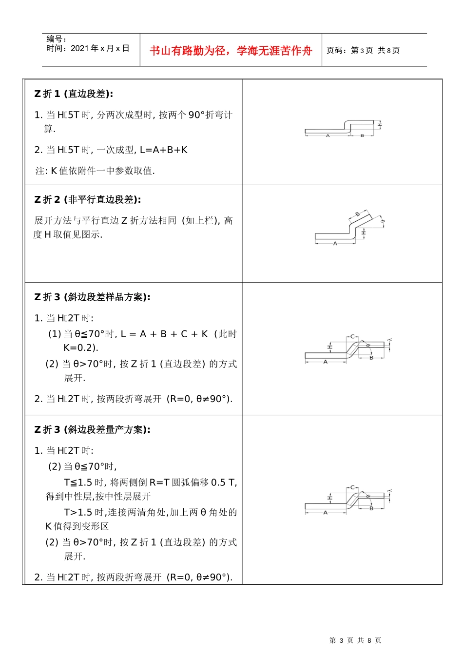 钣金加工中的工程展开计算方法_第3页